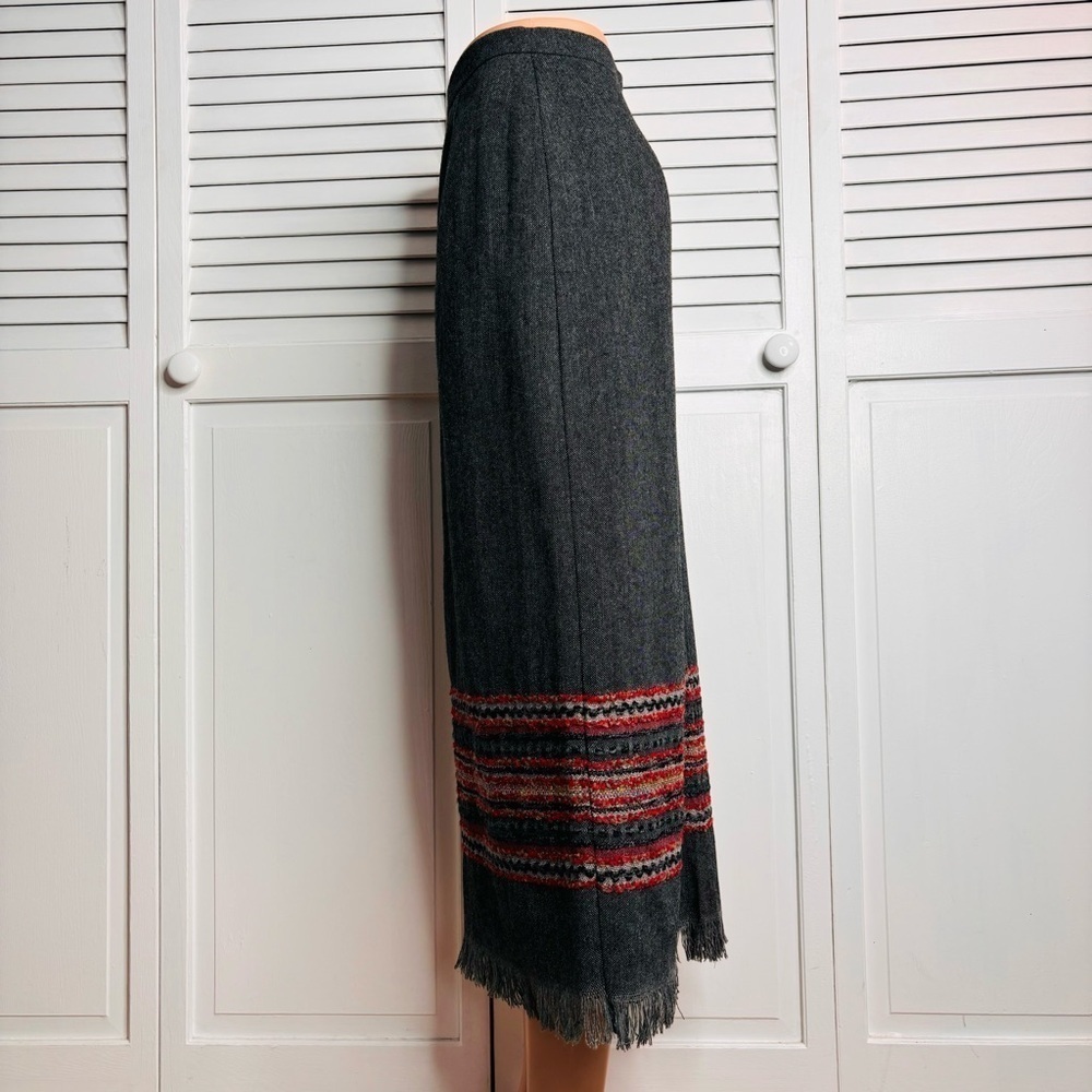 SAG HARBOR Petite Vintage Gray Peruvian Pencil Skirt Size 4P - Picture 4 of 8